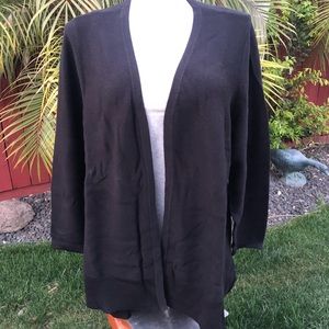 New H by Halston Black Cardigan 3X